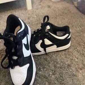 Nike Kids Black and White Sneakers